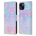 thumbnail image 1 of Head Case Designs Mermaid Scales Holographic Leather Book Wallet Case Cover Compatible with Apple iPhone 15, 1 of 6