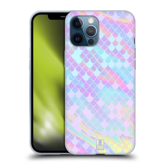 Head Case Designs Mermaid Scales Holographic Soft Gel Case Compatible with Apple iPhone 12 Pro Max