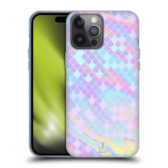 Head Case Designs Mermaid Scales Holographic Soft Gel Case Compatible with Apple iPhone 14 Pro Max