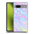 thumbnail image 1 of Head Case Designs Mermaid Scales Holographic Soft Gel Case Compatible with Google Pixel 7a, 1 of 7