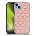 thumbnail image 1 of Head Case Designs Mermaid Scales Rose Gold Hard Back Case Compatible with Apple iPhone 14 Plus, 1 of 7