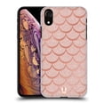thumbnail image 1 of Head Case Designs Mermaid Scales Rose Gold Hard Back Case Compatible with Apple iPhone XR, 1 of 7