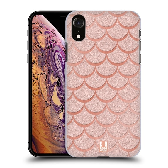 Head Case Designs Mermaid Scales Rose Gold Hard Back Case Compatible with Apple iPhone XR
