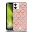 thumbnail image 1 of Head Case Designs Mermaid Scales Rose Gold Soft Gel Case Compatible with Apple iPhone 12 Mini, 1 of 7