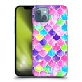 thumbnail image 1 of Head Case Designs Mermaid Scales Watercolour Hard Back Case Compatible with Apple iPhone 13, 1 of 7