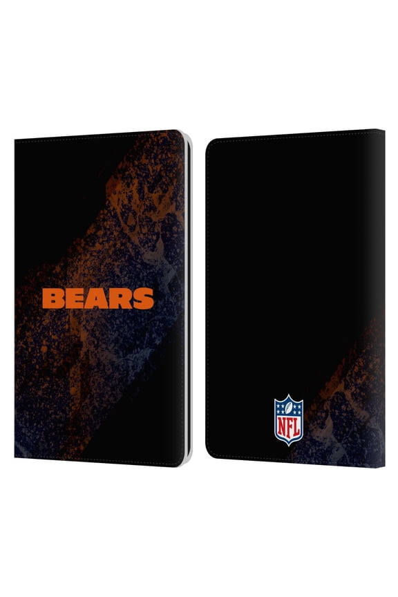 NFL Chicago Bears Logo Blur Leather Book Wallet Case Cover For Amazon Kindle Paperwhite 1 / 2 / 3