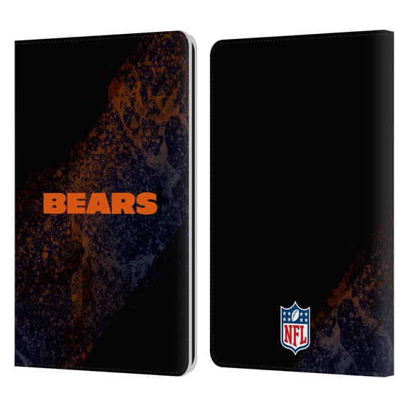 Head Case Designs NFL Chicago Bears Logo Blur Leather Book Wallet Case Cover For Amazon Kindle Paperwhite 1 / 2 / 3