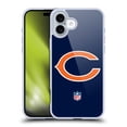 thumbnail image 1 of Head Case Designs NFL Chicago Bears Logo Plain Soft Gel Case for Apple iPhone 16 Plus, 1 of 7