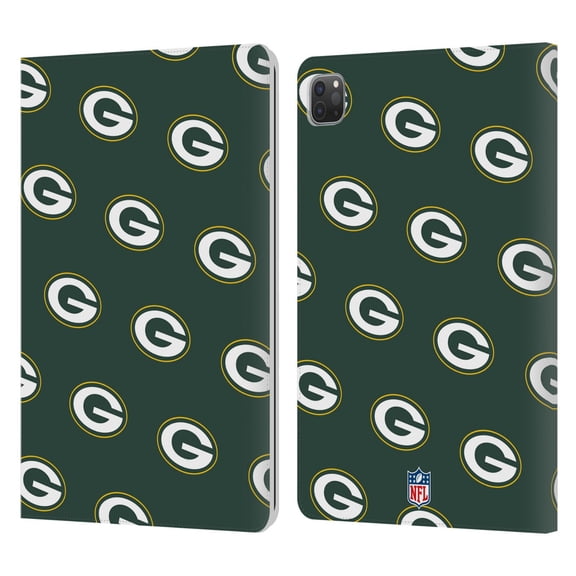 Head Case Designs NFL Green Bay Packers Artwork Patterns Leather Book Wallet Case Cover For Apple iPad Pro 11 2020 / 2021 / 2022