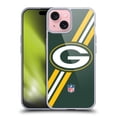 thumbnail image 1 of Head Case Designs NFL Green Bay Packers Logo Stripes Soft Gel Case for Apple iPhone 15, 1 of 7