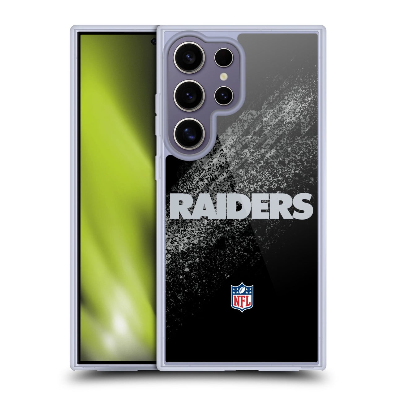 Head Case Designs NFL Las Vegas Raiders Logo Blur Soft Gel Case for Samsung Galaxy S25 Ultra