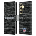 thumbnail image 1 of Head Case Designs NFL Las Vegas Raiders Logo Distressed Look Leather Book Wallet Case Cover For Samsung Galaxy S24 5G, 1 of 6