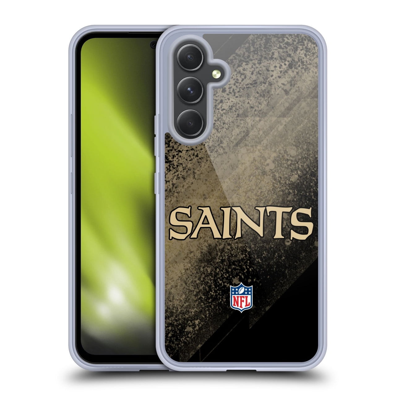 Head Case Designs NFL New Orleans Saints Logo Blur Soft Gel Case for Samsung Galaxy A54 5G