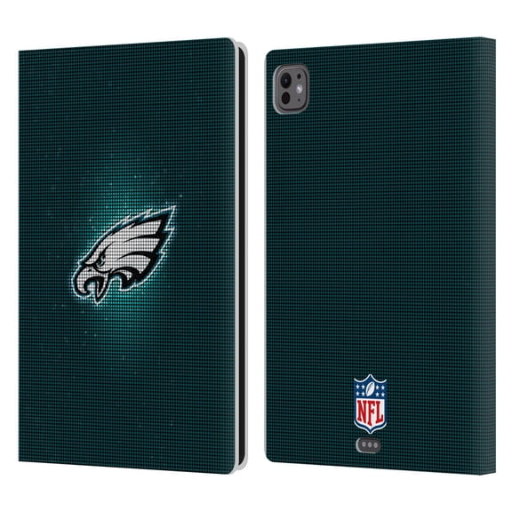 Head Case Designs NFL Philadelphia Eagles Artwork LED Leather Book Wallet Case Cover For Apple iPad Pro 11 M4 2024