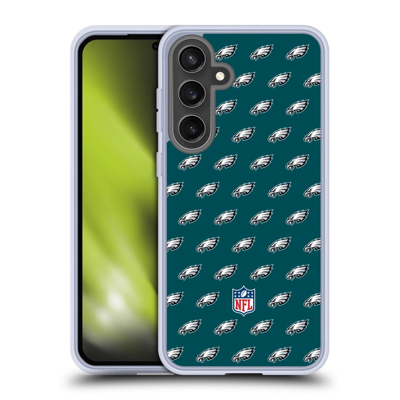 Head Case Designs NFL Philadelphia Eagles Artwork Patterns Soft Gel Case for Samsung Galaxy S24 FE