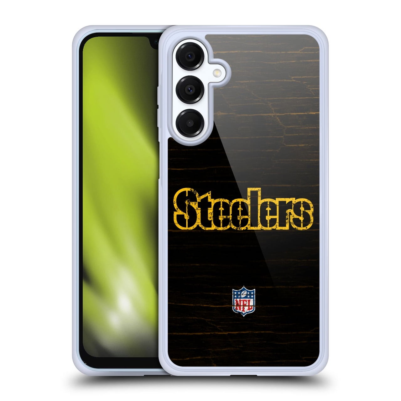 Head Case Designs NFL Pittsburgh Steelers Logo Distressed Look Soft Gel Case for Samsung Galaxy A16 5G