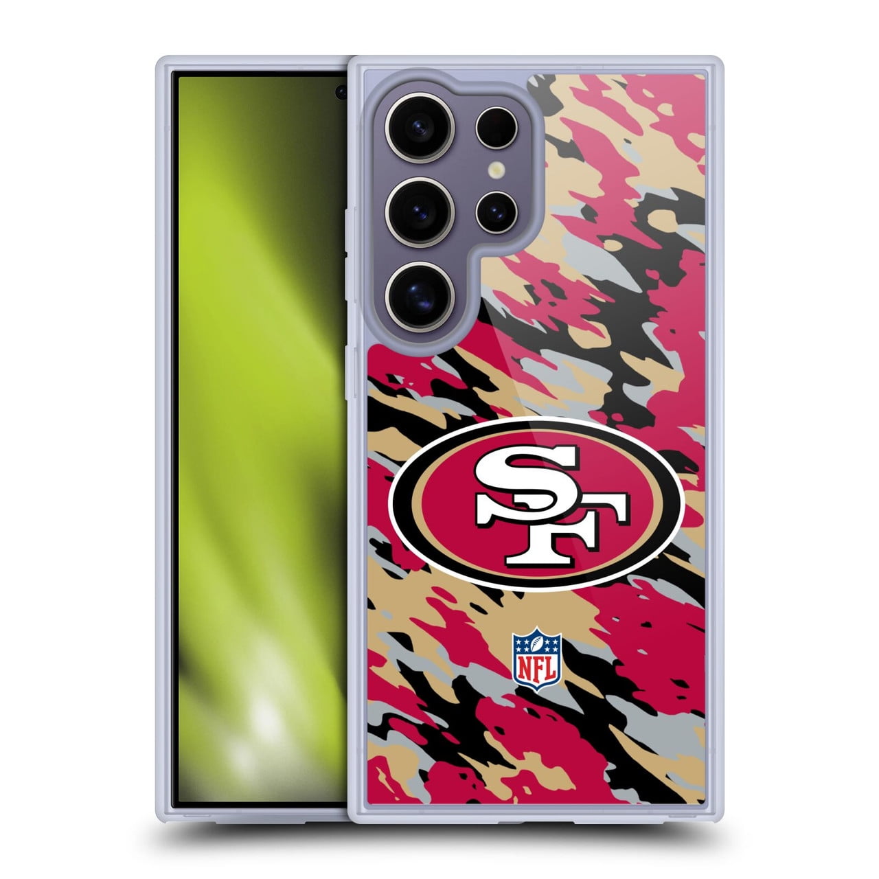 Head Case Designs NFL San Francisco 49Ers Logo Camou Soft Gel Case for Samsung Galaxy S25 Ultra