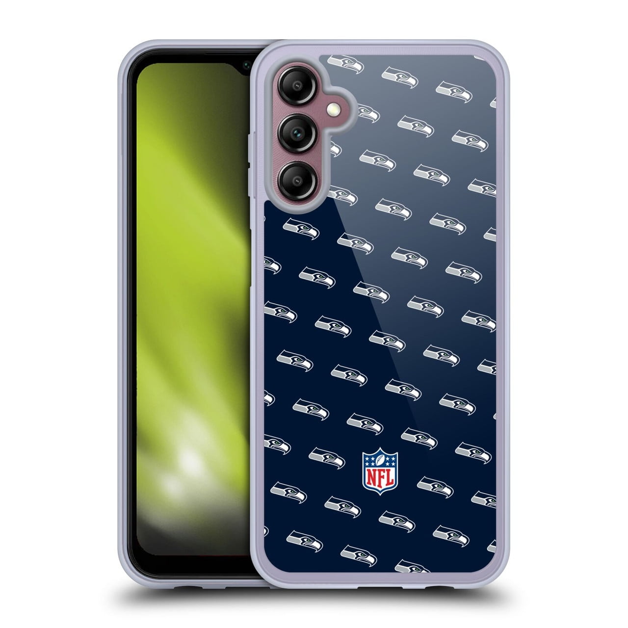 Head Case Designs NFL Seattle Seahawks Artwork Patterns Soft Gel Case for Samsung Galaxy A14 5G