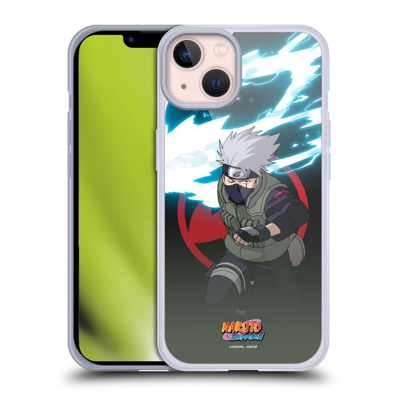 Head Case Designs Naruto Shippuden Character Art Kakashi Hatake Soft Gel Case for Apple iPhone 13