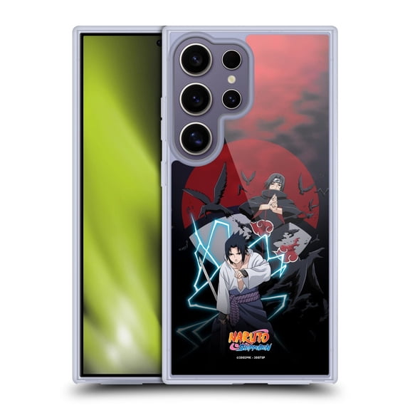 Head Case Designs Naruto Shippuden Key Art Sasuke And Itachi Soft Gel Case for Samsung Galaxy S25 Ultra