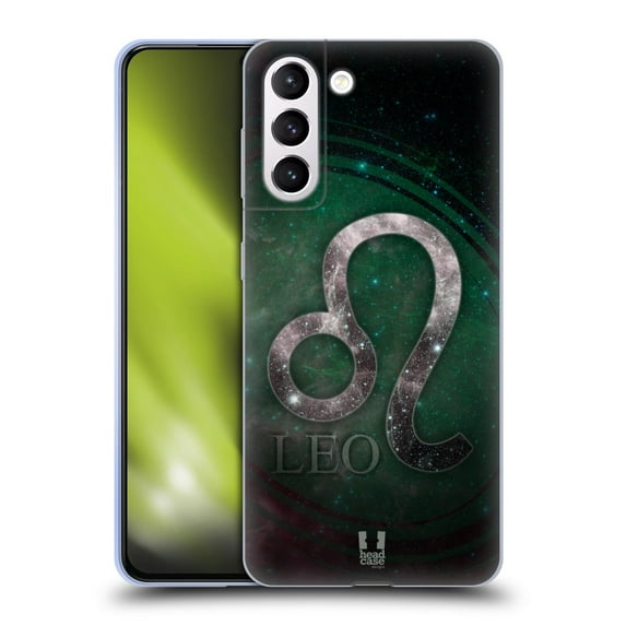 Head Case Designs Nebula Zodiac Symbols Leo Soft Gel Case Compatible with Samsung Galaxy S21+ 5G