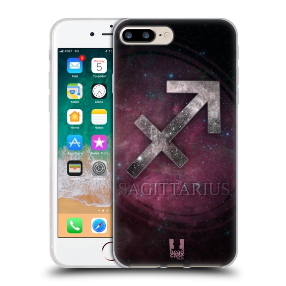 Head Case Designs Nebula Zodiac Symbols Sagittarius Soft Gel Case Compatible with Apple iPhone 7 Plus / iPhone 8 Plus