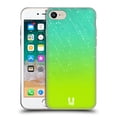 thumbnail image 1 of Head Case Designs Neon Rain Ombre Aqua Green Soft Gel Case Compatible with Apple iPhone 7 / 8 / SE 2020 & 2022, 1 of 7