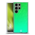 thumbnail image 1 of Head Case Designs Neon Rain Ombre Green Soft Gel Case Compatible with Samsung Galaxy S23 Ultra 5G, 1 of 7