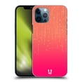 thumbnail image 1 of Head Case Designs Neon Rain Ombre Peach Pink Hard Back Case Compatible with Apple iPhone 12 Pro Max, 1 of 7