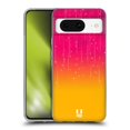 thumbnail image 1 of Head Case Designs Neon Rain Ombre Pink Orange Soft Gel Case Compatible with Google Pixel 8, 1 of 7