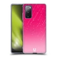 thumbnail image 1 of Head Case Designs Neon Rain Ombre Pink Soft Gel Case Compatible with Samsung Galaxy S20 FE / 5G, 1 of 7