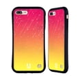 thumbnail image 1 of Head Case Designs Neon Rain Ombre Pink Yellow Hybrid Case Compatible with Apple iPhone 7 Plus / iPhone 8 Plus, 1 of 7