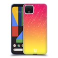 thumbnail image 1 of Head Case Designs Neon Rain Ombre Pink Yellow Soft Gel Case Compatible with Google Pixel 4, 1 of 7