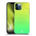 thumbnail image 1 of Head Case Designs Neon Rain Ombre Yellow Green Hard Back Case Compatible with Apple iPhone 12 Pro Max, 1 of 7
