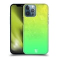 thumbnail image 1 of Head Case Designs Neon Rain Ombre Yellow Green Hard Back Case Compatible with Apple iPhone 13 Pro Max, 1 of 7