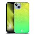 thumbnail image 1 of Head Case Designs Neon Rain Ombre Yellow Green Hard Back Case Compatible with Apple iPhone 14 Plus, 1 of 7