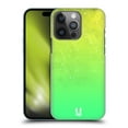 thumbnail image 1 of Head Case Designs Neon Rain Ombre Yellow Green Hard Back Case Compatible with Apple iPhone 14 Pro, 1 of 7
