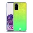 thumbnail image 1 of Head Case Designs Neon Rain Ombre Yellow Green Soft Gel Case Compatible with Samsung Galaxy S20 / S20 5G, 1 of 7