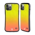 thumbnail image 1 of Head Case Designs Neon Rain Ombre Yellow Peach Hybrid Case Compatible with Apple iPhone 14 Pro Max, 1 of 7