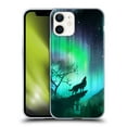 thumbnail image 1 of Head Case Designs Northern Lights Howling Wolf Soft Gel Case Compatible with Apple iPhone 12 Mini, 1 of 7