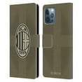thumbnail image 1 of Head Case Designs Officially Licensed AC Milan 2022/23 Third Kit Leather Book Wallet Case Cover Compatible with Apple iPhone 12 Pro Max, 1 of 6