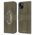 thumbnail image 1 of Head Case Designs Officially Licensed AC Milan 2022/23 Third Kit Leather Book Wallet Case Cover Compatible with Apple iPhone 15 Plus, 1 of 6