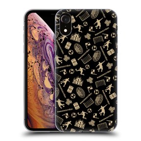 Head Case Designs Officially Licensed AC Milan Children Pattern Soft Gel Case Compatible With Apple iPhone XR
