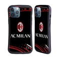 thumbnail image 1 of Head Case Designs Officially Licensed AC Milan Crest Patterns Curved Hybrid Case Compatible with Apple iPhone 13 Pro Max, 1 of 7