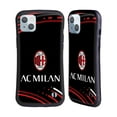 thumbnail image 1 of Head Case Designs Officially Licensed AC Milan Crest Patterns Curved Hybrid Case Compatible with Apple iPhone 14 Plus, 1 of 7