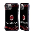 thumbnail image 1 of Head Case Designs Officially Licensed AC Milan Crest Patterns Curved Hybrid Case Compatible with Apple iPhone 14 Pro Max, 1 of 7