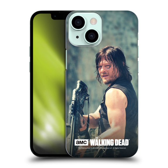 Head Case Designs Officially Licensed AMC The Walking Dead Daryl Dixon Archer Hard Back Case Compatible with Apple iPhone 13 Mini