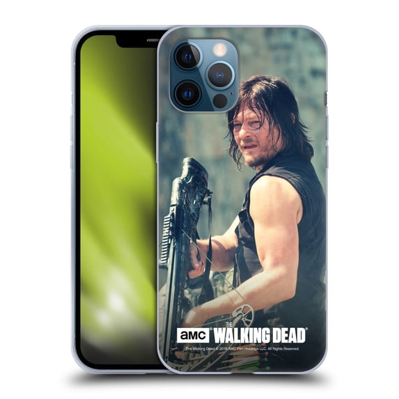 Head Case Designs Officially Licensed AMC The Walking Dead Daryl Dixon Archer Soft Gel Case Compatible with Apple iPhone 12 Pro Max