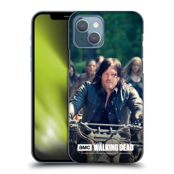 Head Case Designs Officially Licensed AMC The Walking Dead Daryl Dixon Bike Ride Hard Back Case Compatible with Apple iPhone 13