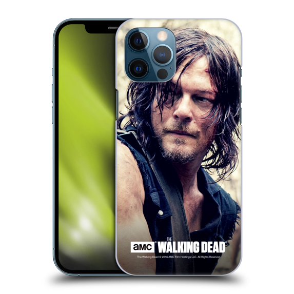 Head Case Designs Officially Licensed AMC The Walking Dead Daryl Dixon Half Body Hard Back Case Compatible with Apple iPhone 12 Pro Max